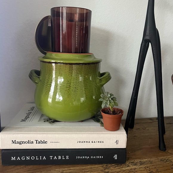 De Silva Terracotta Bean Pot Cookware Covered Made In Italy - Picture 10 of 16